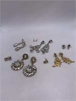 PIERCED EARRING LOT OF 8