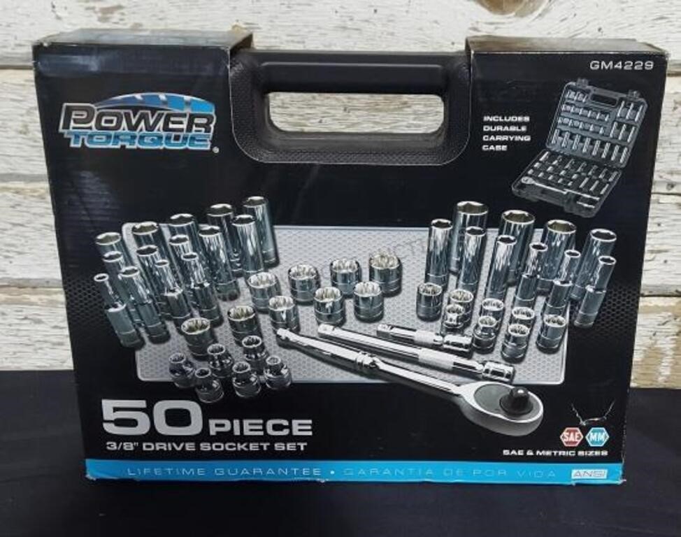 50pc Power Torque 3/8" Set