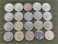 1964 90% Silver Kennedy Halves