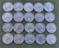 Washington 90% Silver Quarters