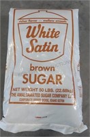 50 lbs White Satin Brown Sugar