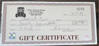 $25 Gift Certificate Idaho Cowboy Supply Caldwell