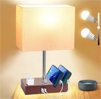 Dott Arts Bedside Lamp for Bedroom, Fully