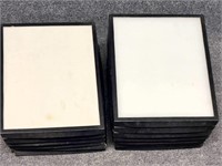 (13) Riker Display Cases 12" x 16", used,