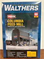 New Walthers Columbia feed mill HO scale train kit