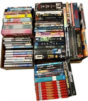 DVD movies, approximately 66; some are UMD