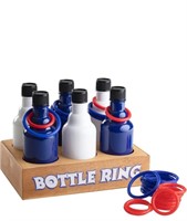 New Ring Toss Bottle Carnival Game, 6 Plastic