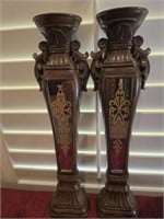 Pair of Decorative Candle Holders