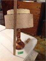 Vintage wood lamp