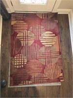 5 x 4 Area Rug with Circles