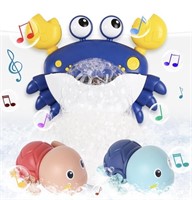 Baby Bath Toy, Crab Bath Bubble Maker Machine,2