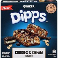 NEW Quaker Dipps Cookies and Cream 3pk