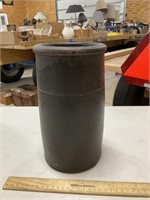 11 Inch Stoneware Jar.  No Cracks or Chips
