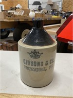 Half Gallon Gibbons & Co Stoneware Jug… No C