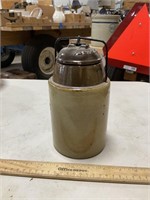 Weir Quart Stoneware Jar with Lid