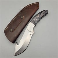 SKINNER FIXED BLADE GUTHOOK HUNTING KNIFE