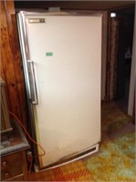 Old upright zenith freezer, condition is known 36