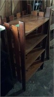 12 x 18 x 38.5 wooden shelf