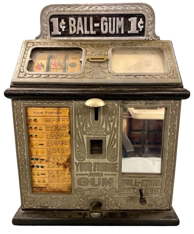 Ball-Gum 1 Cent Machine, Caille 46027 - "Your