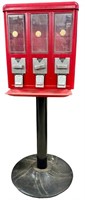 Candy dispenser - red 3 section, measuring