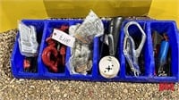 QTY of Shackles, hole saws, cable clamps, etc.