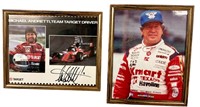 Michael & Mario Andretti autograph photos, no