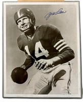 Y.A. Tittle autographed photo with COA