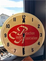 Vintage Production credit association Clock