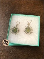 Jewelry earrings Silver as pic ready with box 82