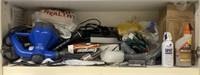 Shelf Lot of Batteries Steamers and More