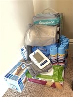 Estate Lot of Sanitary Cleaning & Medical Supplies