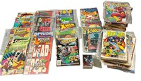 Comic books and collector cards including