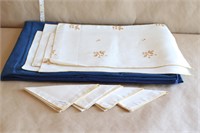 Place Mats and Linen Napkins