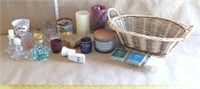 Candle Holders, Candles, Wax Melts & Basket