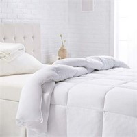 $61  Full/Qn Down Alt. Comforter - White, Warm