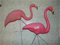 Retro Plastic Flamingo Garden Decor