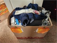 Box lot of misc clothing and more