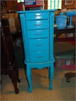 Painted Jewelry Armoire