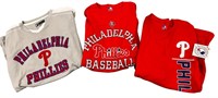 XL Phillies tee shirts, unused and Nolan Ryan