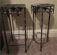 Pair of Metal Plant Stands
