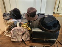 Estate Lot of Women's Bags And Hats