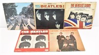 (5) Beatles Records Vinyl LPs