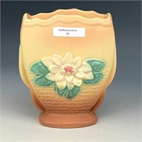 Hull Pottery Water Lily Fan Vase