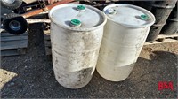 2 Plastic Barrels