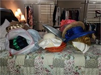 Large lot of misc women's hats