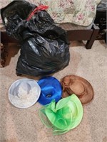 Large unsearched lot of women's dress hats