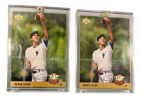 (2) 1993 Upperdeck baseball Derek Jeter rookies