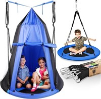 $80  SereneLife Tent Swing, Tree Swing Blue