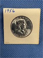 1956 Franklin Silver Half Dollar
