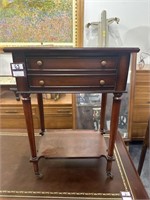 One drawer end table